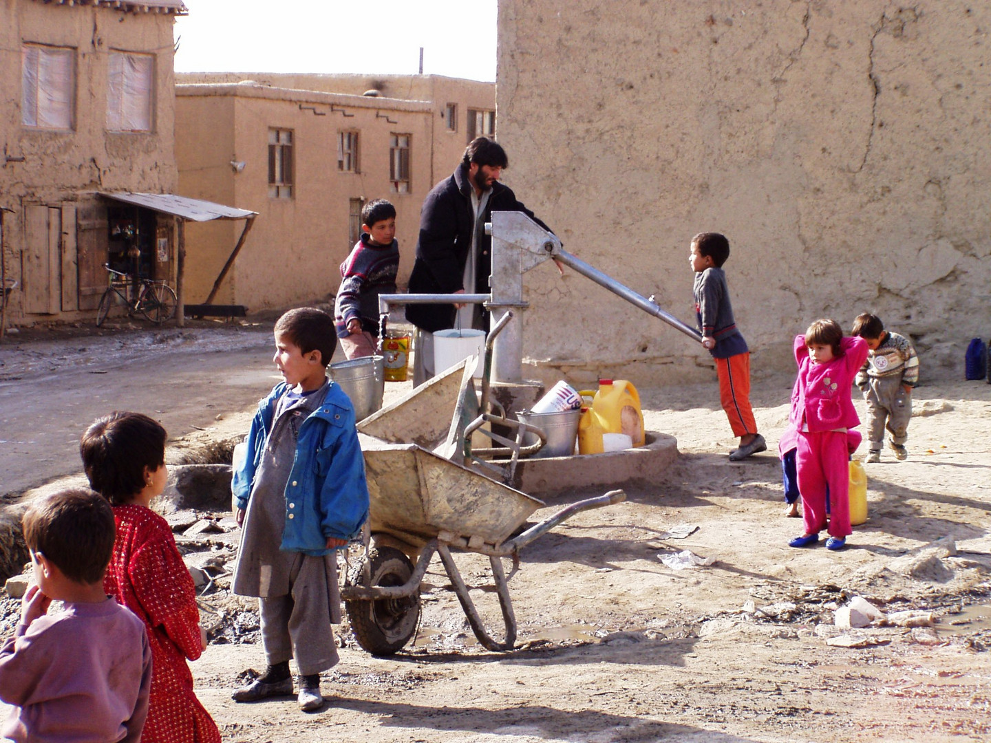 Wasserentnahmestelle in Kabul