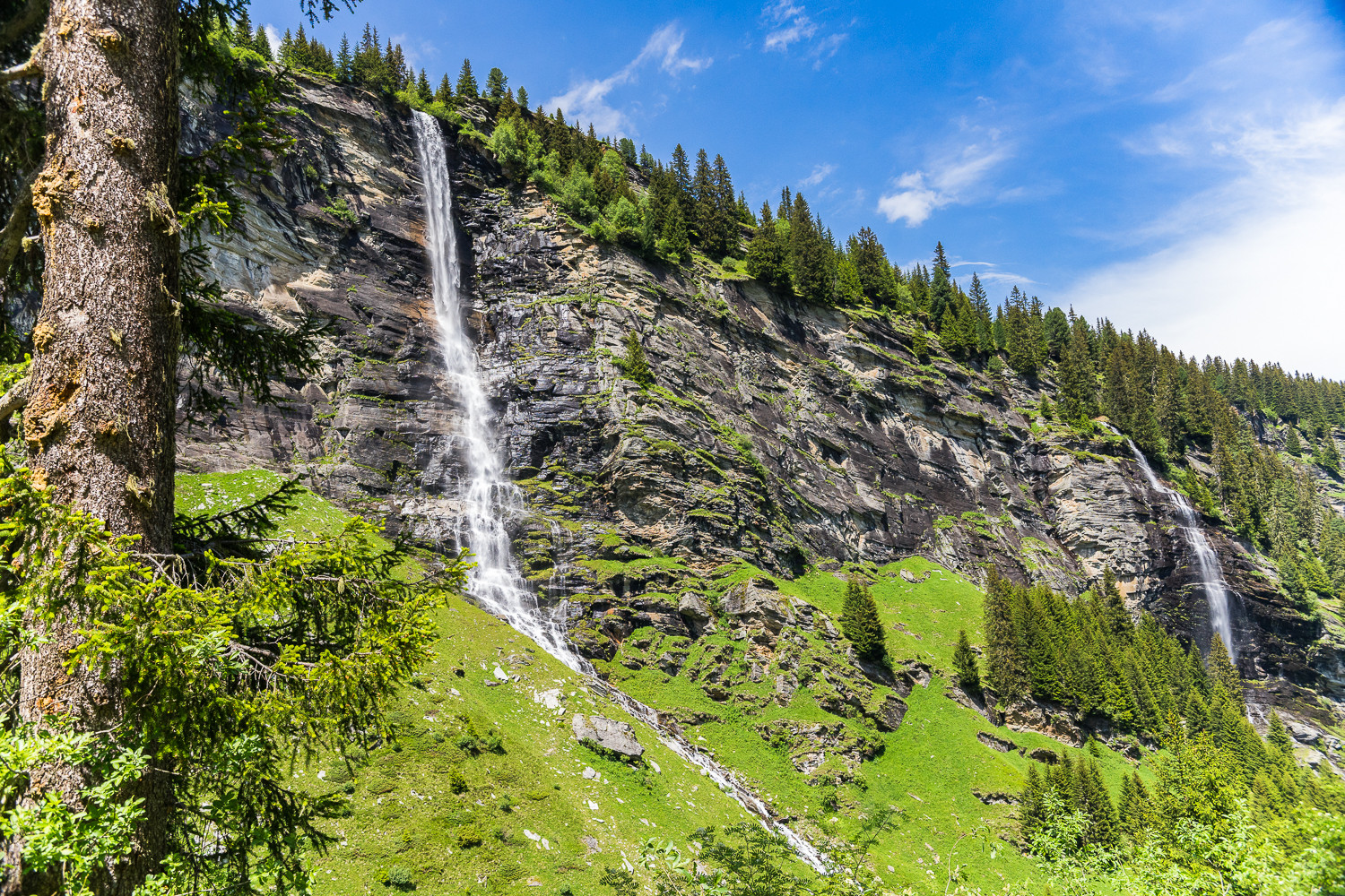 Wasserfälle am Zervreila