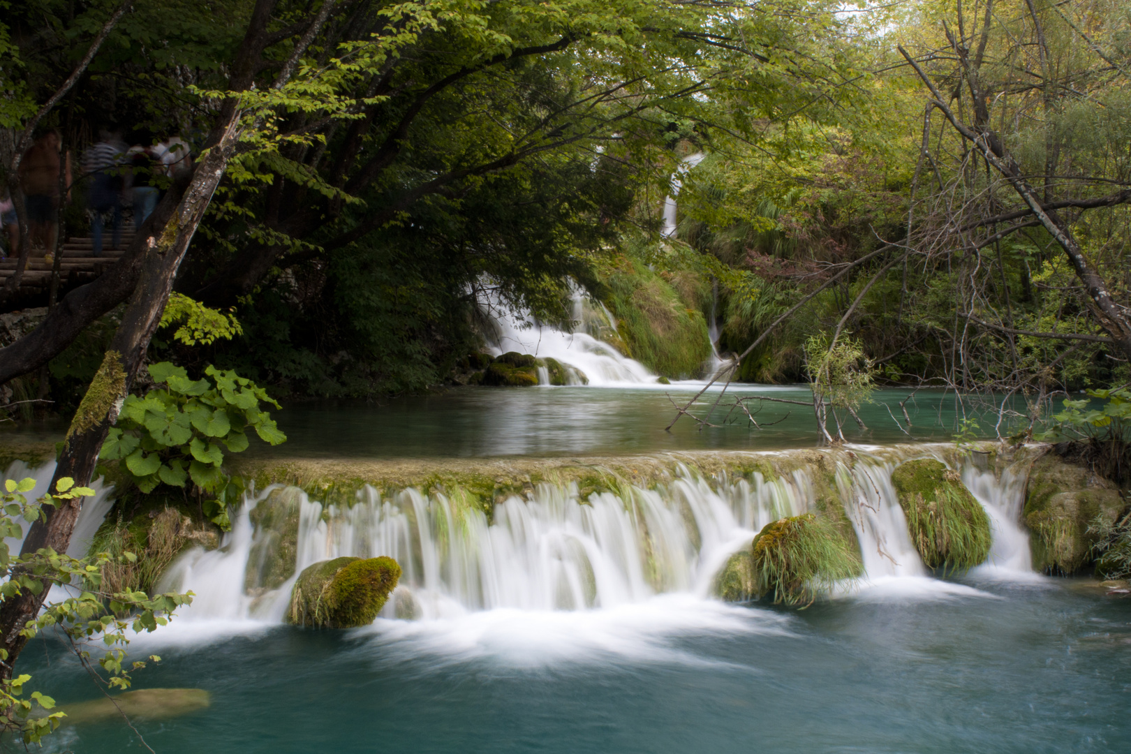 Wasserfälle bei den Plitvicer Seen in Kroatien