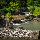 Wasserfälle im Garten