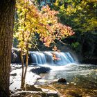 Wasserfälle im Herbst in den Smoky Mountains