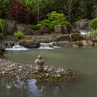 Wasserfälle im Japangarten