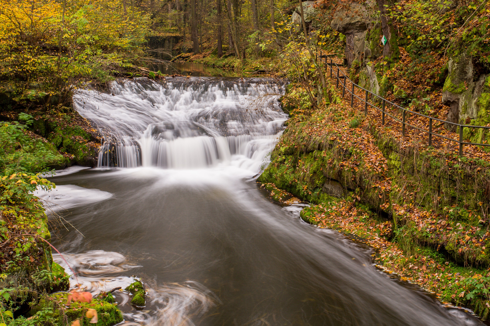 Wasserfälle im Liebethaler Grund