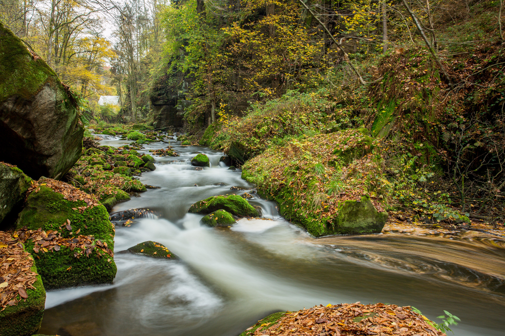 Wasserfälle im Liebethaler Grund