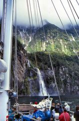 Wasserfälle im Milford Sound