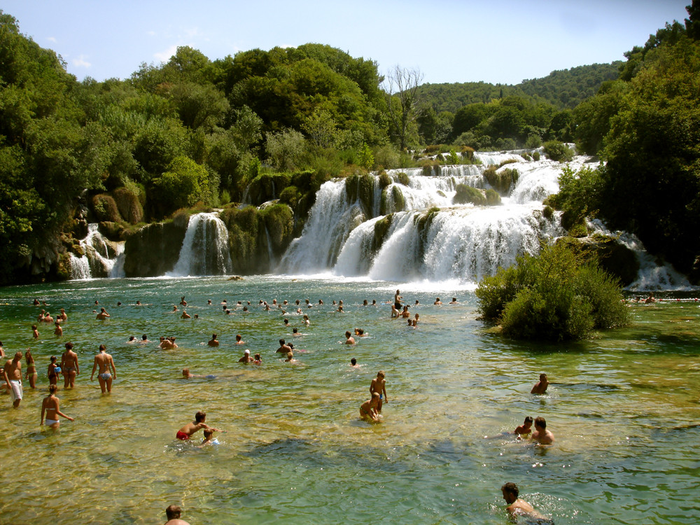 wasserfälle in krka