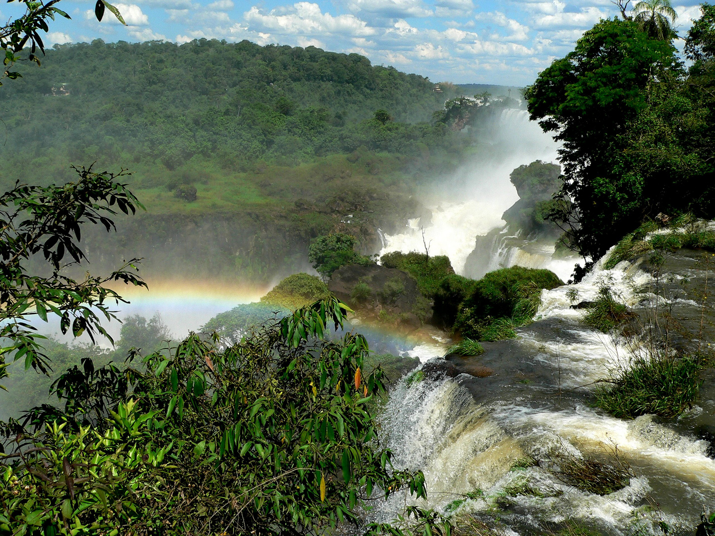 Wasserfälle - Panorama bei dem grossen Wasser Iguazú