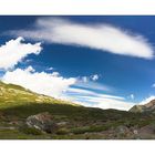 Wasserfälle und Wolken