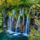 Wasserfall 3, Obere Seen, Nationalpark Plitvicer Seen, Kroatien