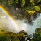 Wasserfall am Briksdalgletscher