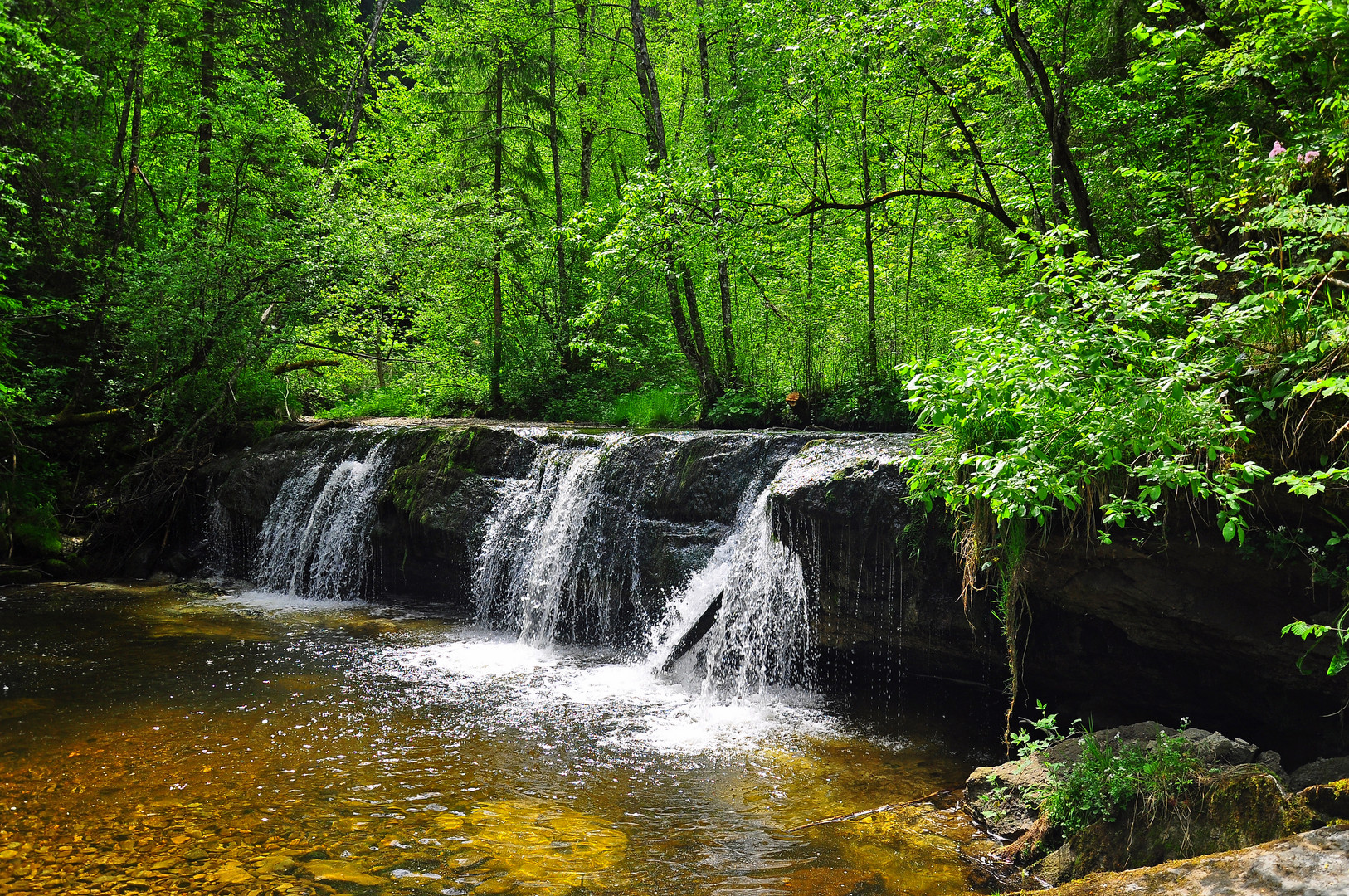 Wasserfall am Duracher Wasserweg