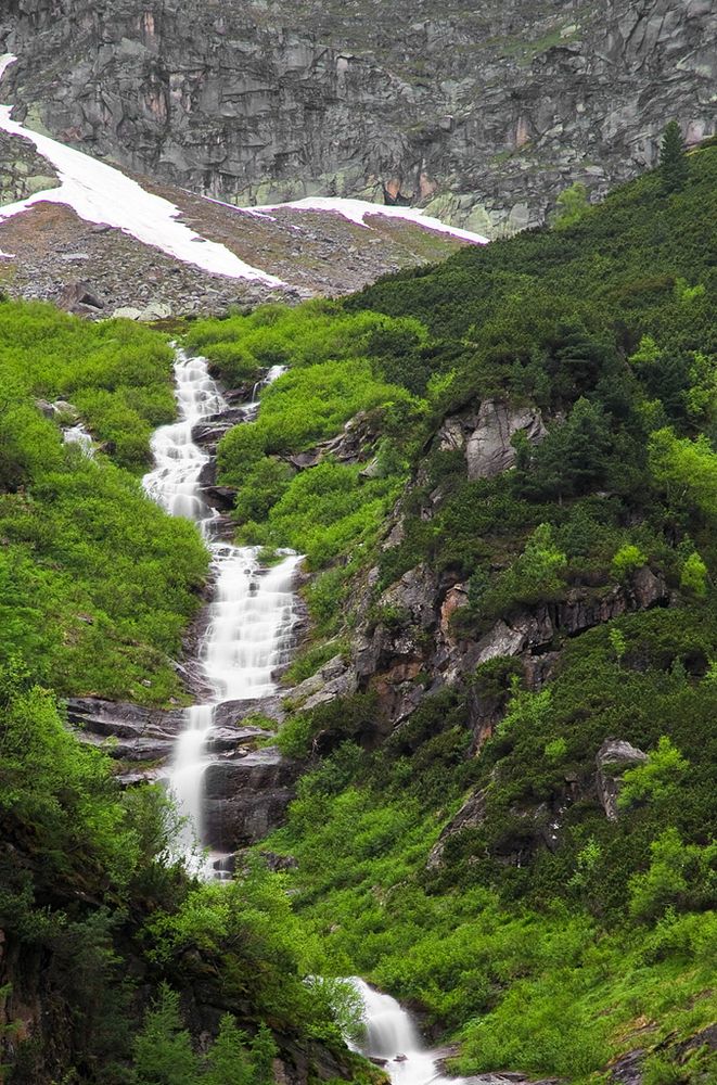 Wasserfall am Felbertauerntunnel