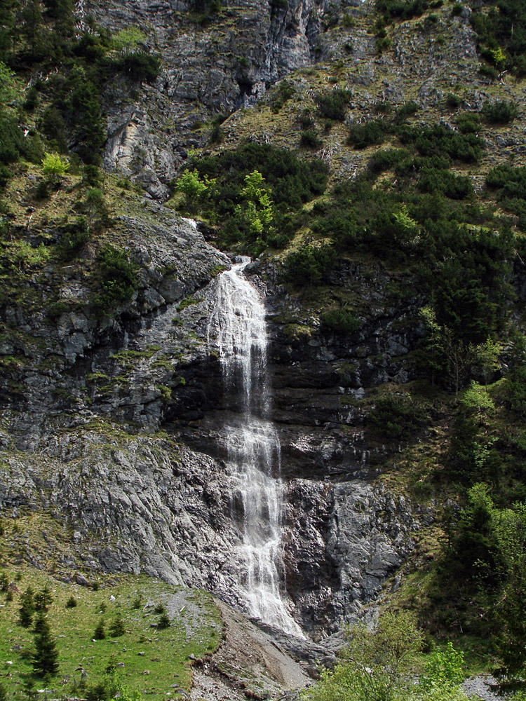 Wasserfall am Großen Ahornboden