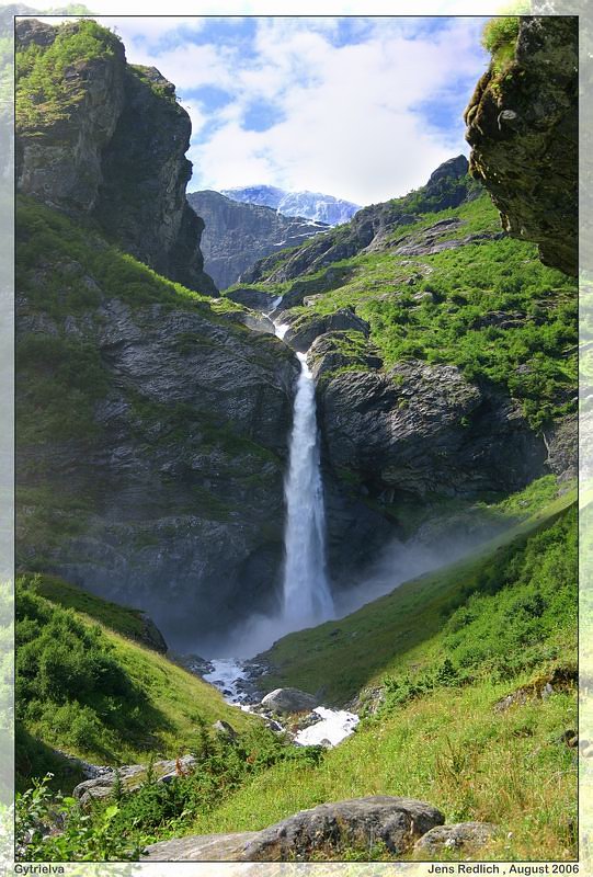 Wasserfall am Gytrielva