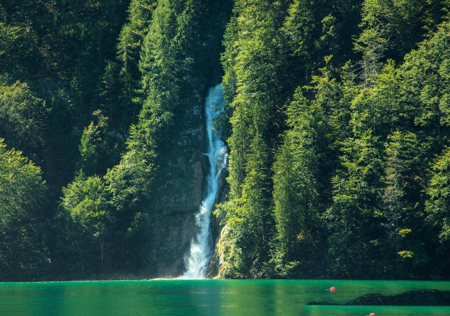 Wasserfall am Königsee