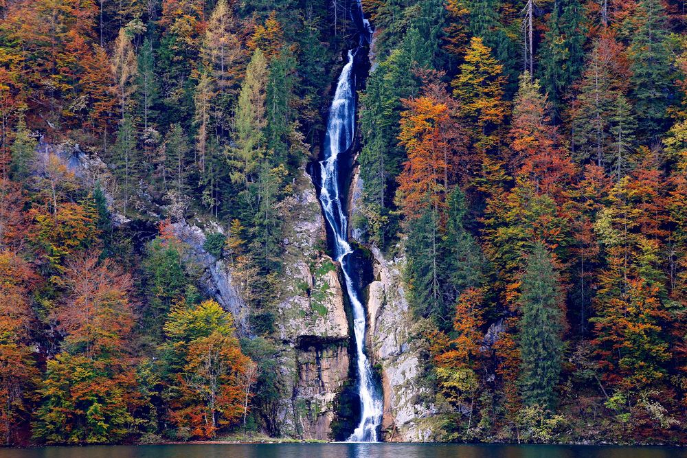 Wasserfall am Königssee