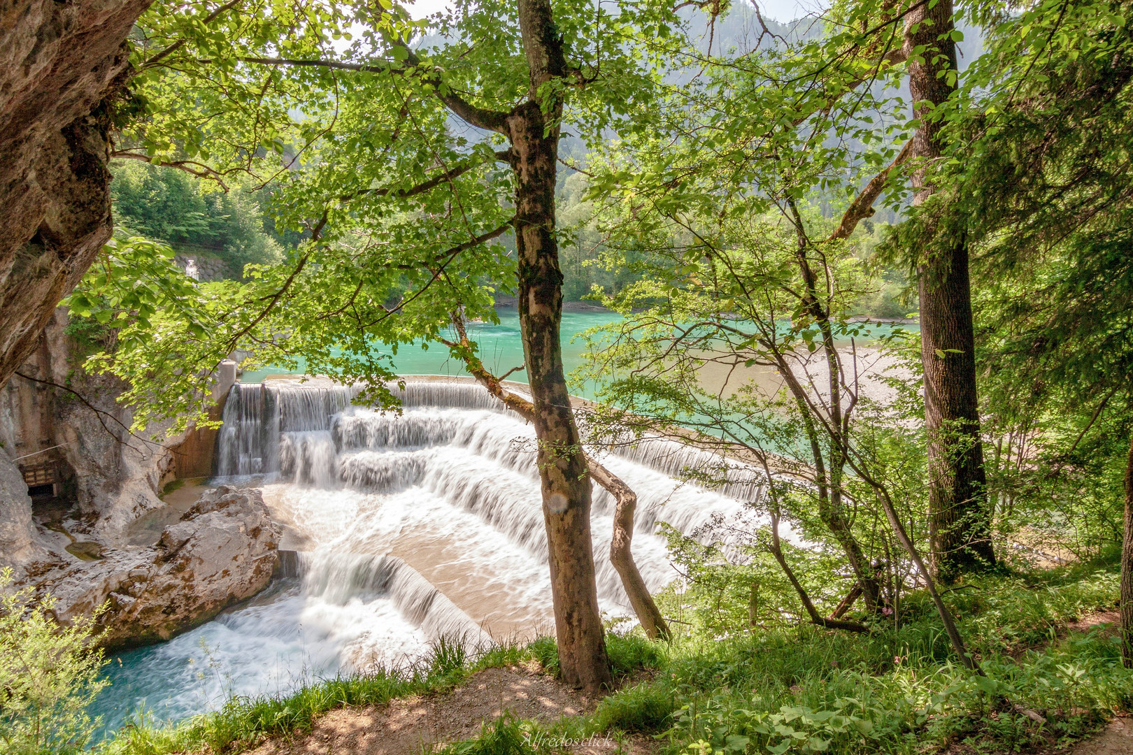  Wasserfall am Lech