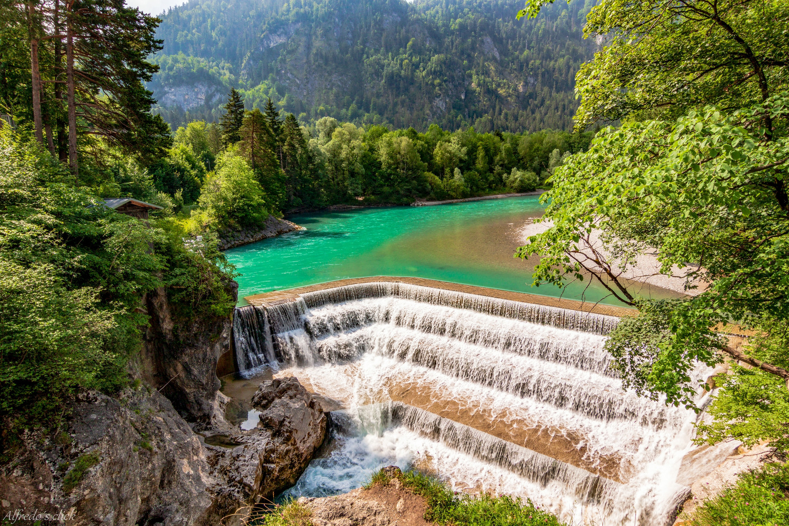 Wasserfall am Lech/Füssen