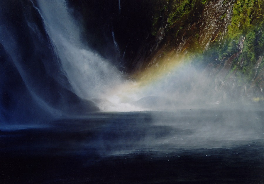 Wasserfall am Milford Sound