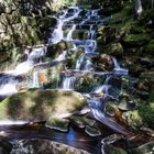 Wasserfall am Oderteich im Harz