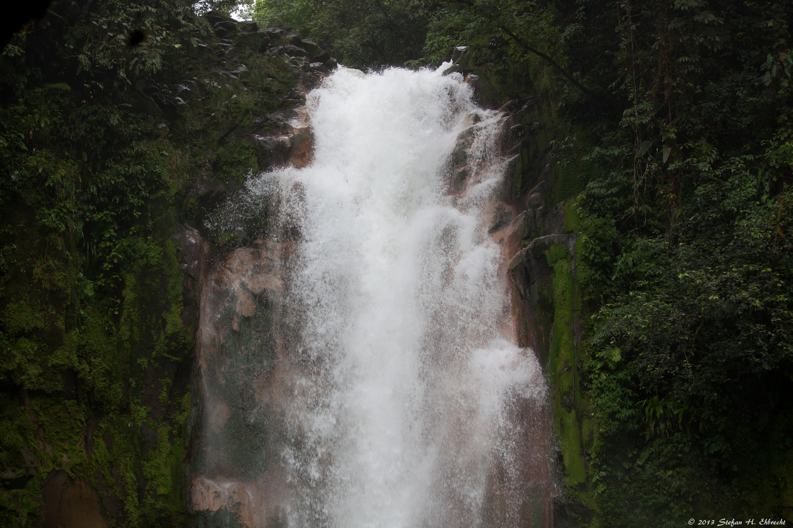 Wasserfall am Rio Celeste in Costa Rica