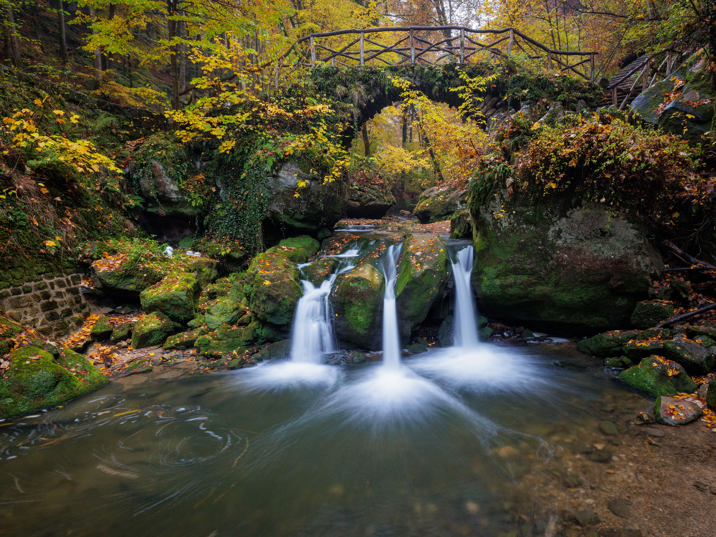 Wasserfall am Schießentümpel