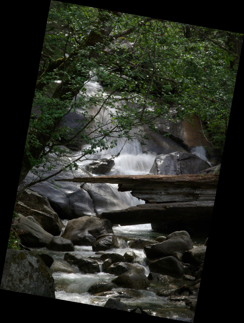 Wasserfall am Sea to the Sky Highway