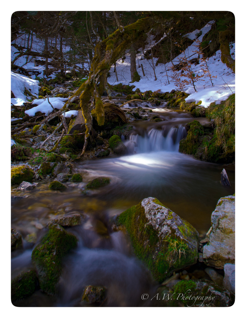 Wasserfall am Spitzingsee 