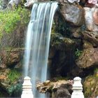 Wasserfall am Teehaus im Luisenpark Mannheim