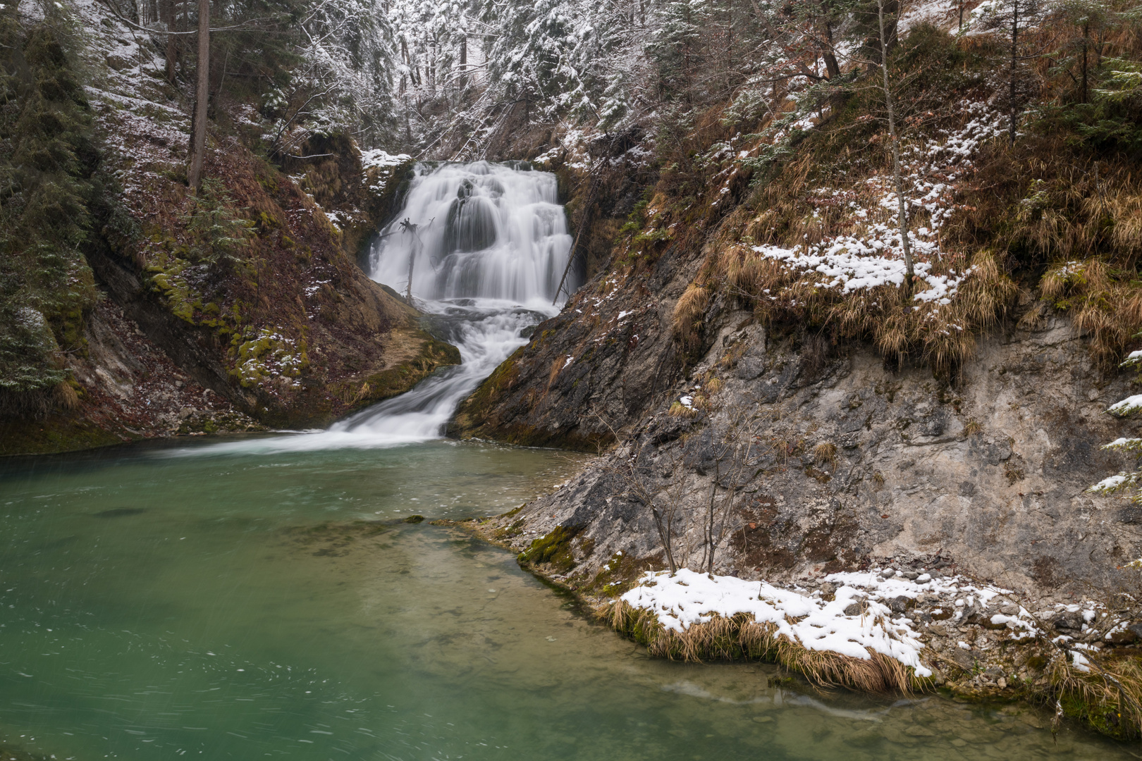 Wasserfall am Walchensee