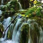 Wasserfall an den oberen Plitvicer Seen