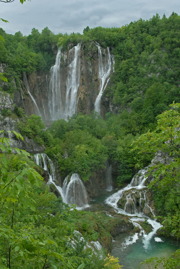 Wasserfall an den Plitwitzerseen