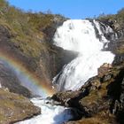 Wasserfall an der Flambahn (Norwegen)