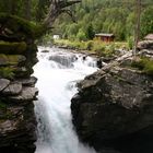 Wasserfall an der Gudbrands bru in Norwegen (in der nähe von Trollstigen)