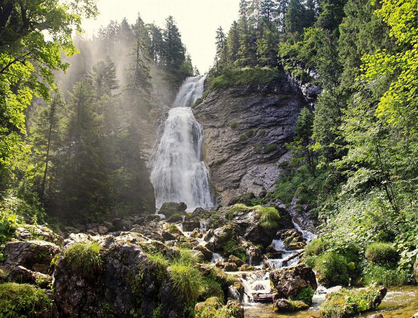 Wasserfall an der Kenzenhütte!