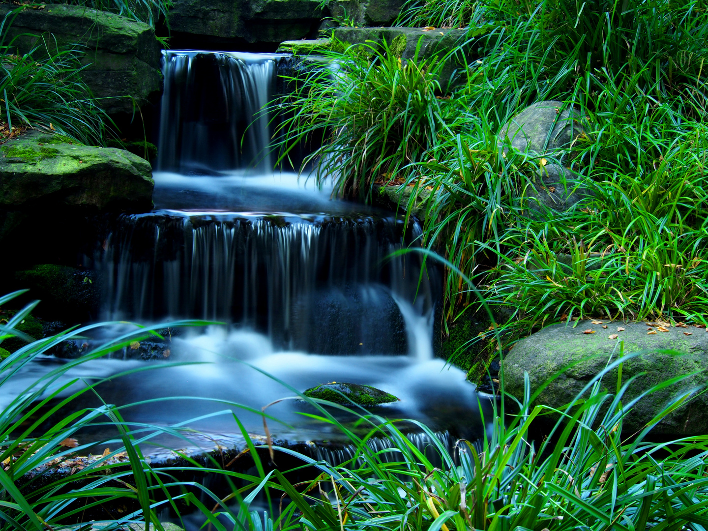 'Wasserfall' an der Promenade