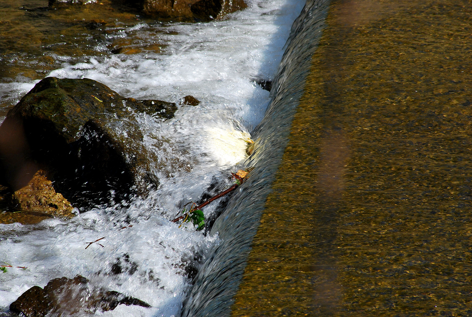 Wasserfall an der Weichsel