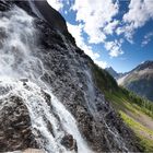 wasserfall auf dem weg zur memmeniger hütte