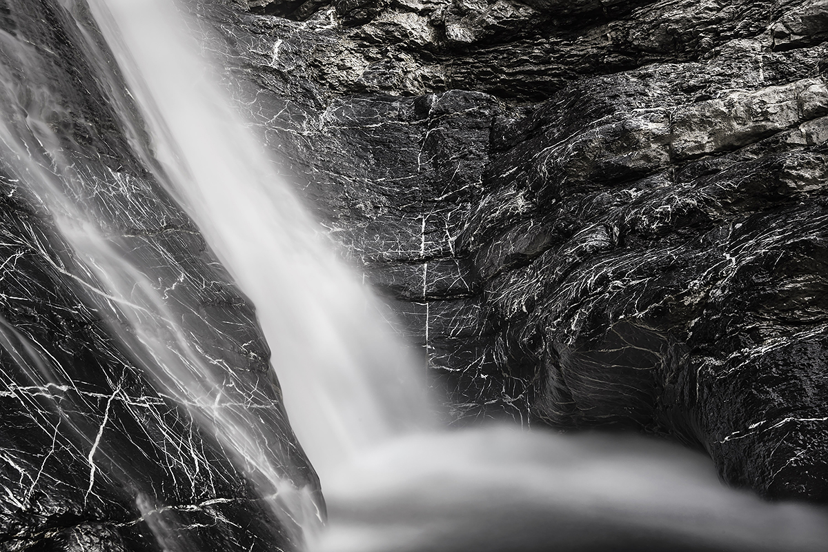 Wasserfall auf der Griesalp im Berner Oberland