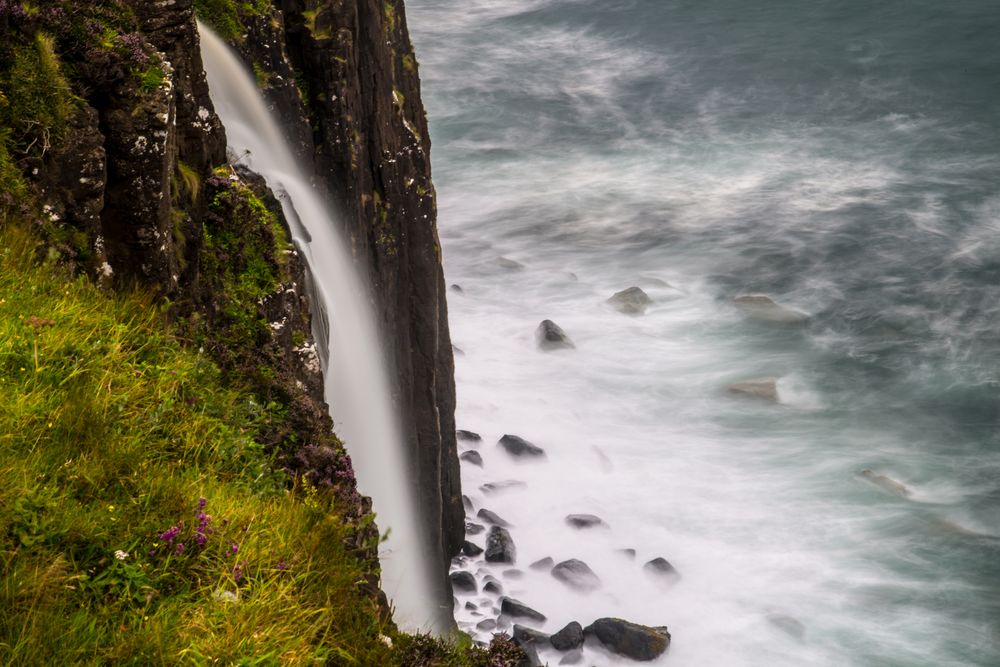 Wasserfall auf der Insel Skye