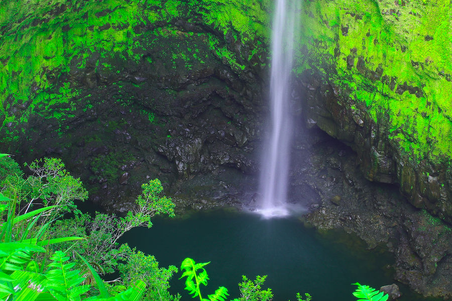 Wasserfall auf Hawaii