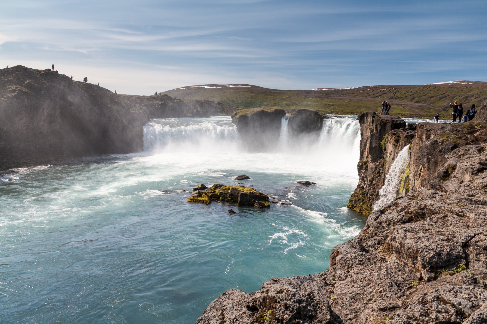 Wasserfall auf isländisch