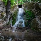 Wasserfall auf Rhodos im  Schmetterlingspark