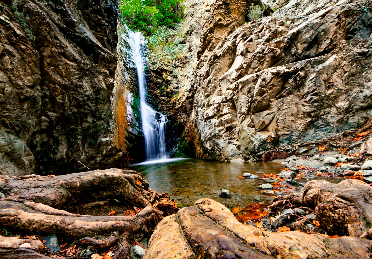 Wasserfall auf Zypern