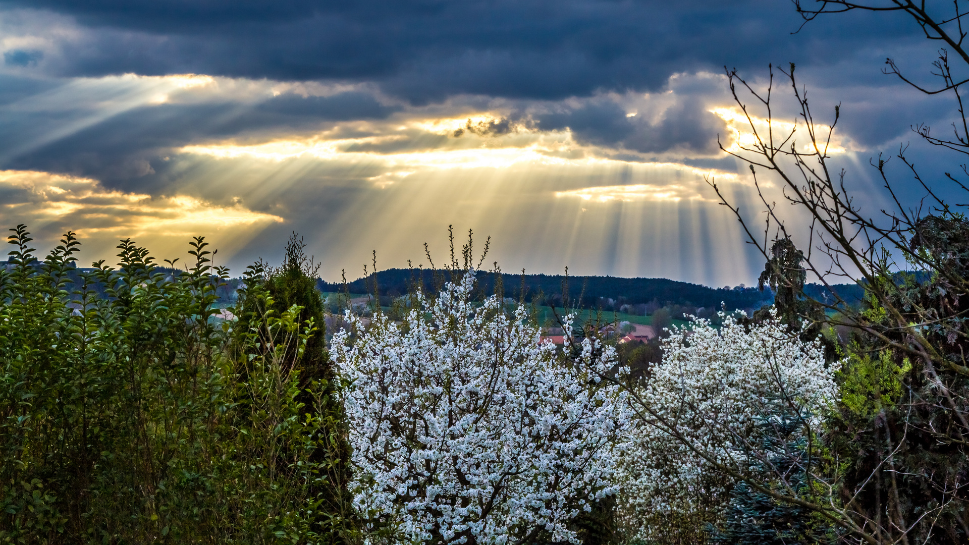 Wasserfall aus Licht