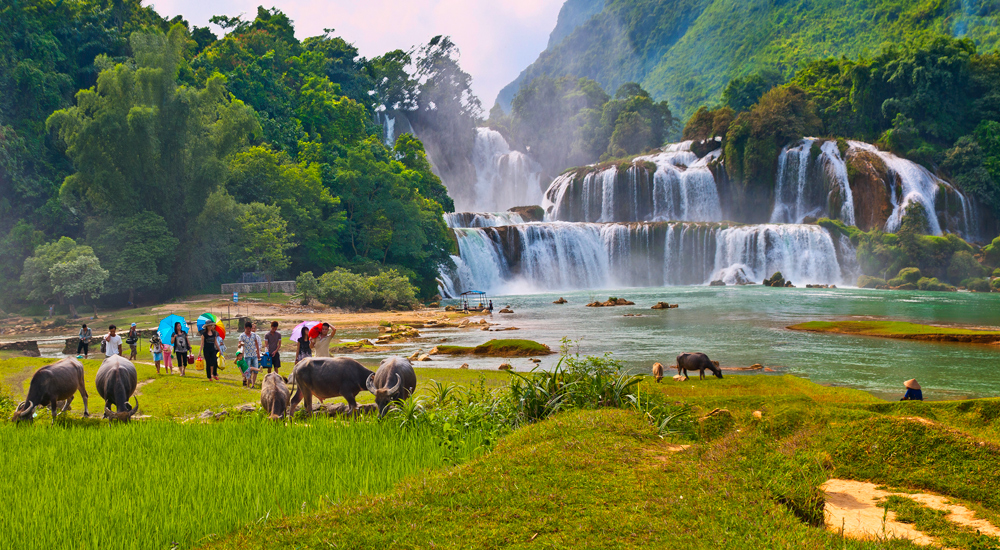 Wasserfall "BAN GiOC" Vietnam