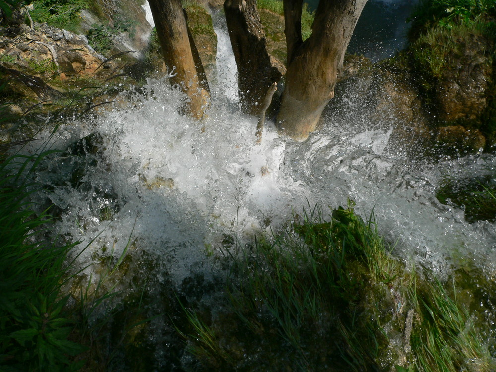 wasserfall bei den Plitwicer seen