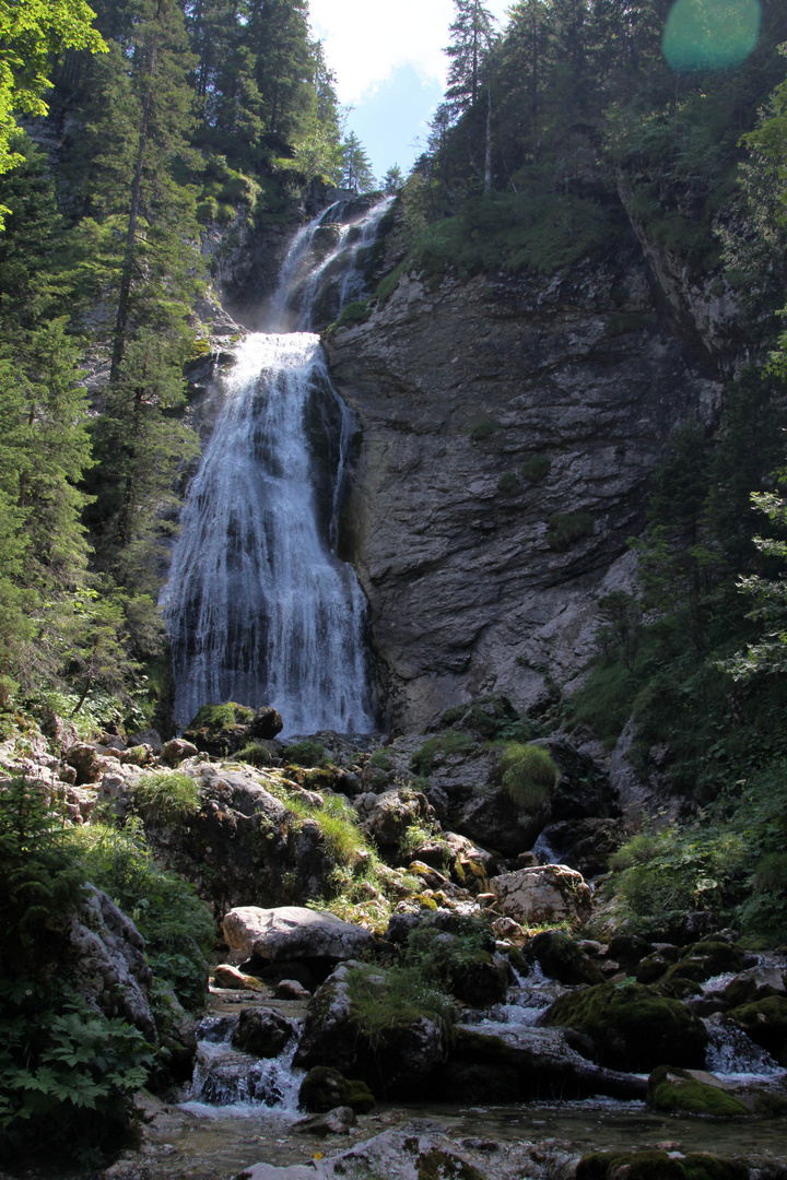 Wasserfall bei der Kenzenhütte