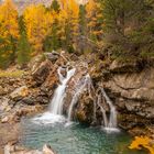 Wasserfall bei der Station Morteratsch