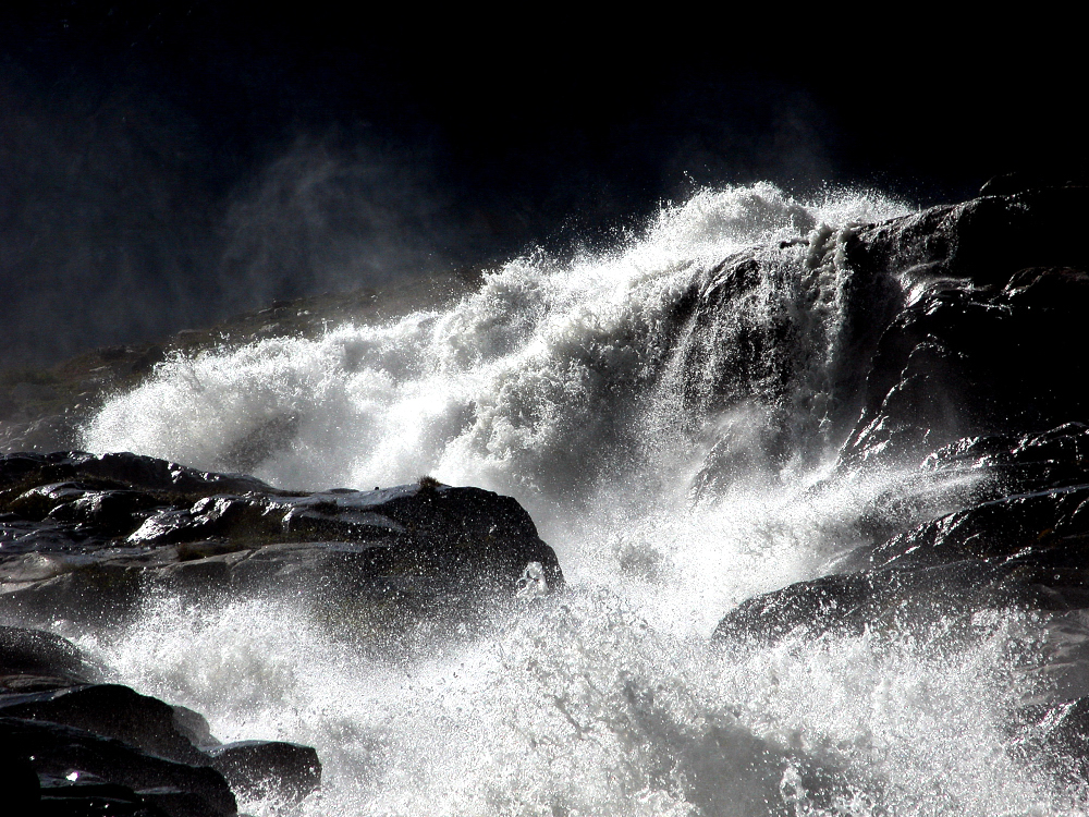 Wasserfall bei Mattmark Version II